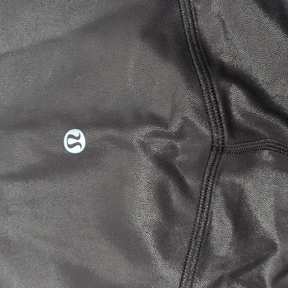 NWT Lululemon Align High-Rise Pant 25" *Shine Radiate Foil Print Black - Picture 7 of 10